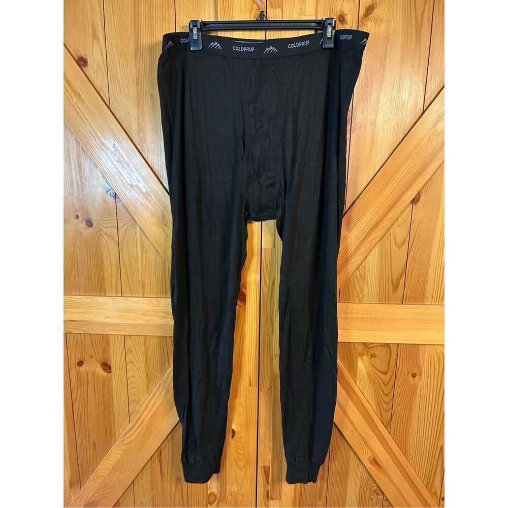 Coldpruf Cold-Very Cold Weather Men's Black Baselayer Pants sz 2XL NWOT (0791)